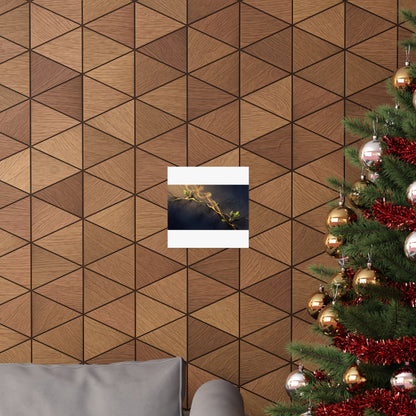Ma Incense Smoke Wall Art Print - Kintsugi Gold Vein