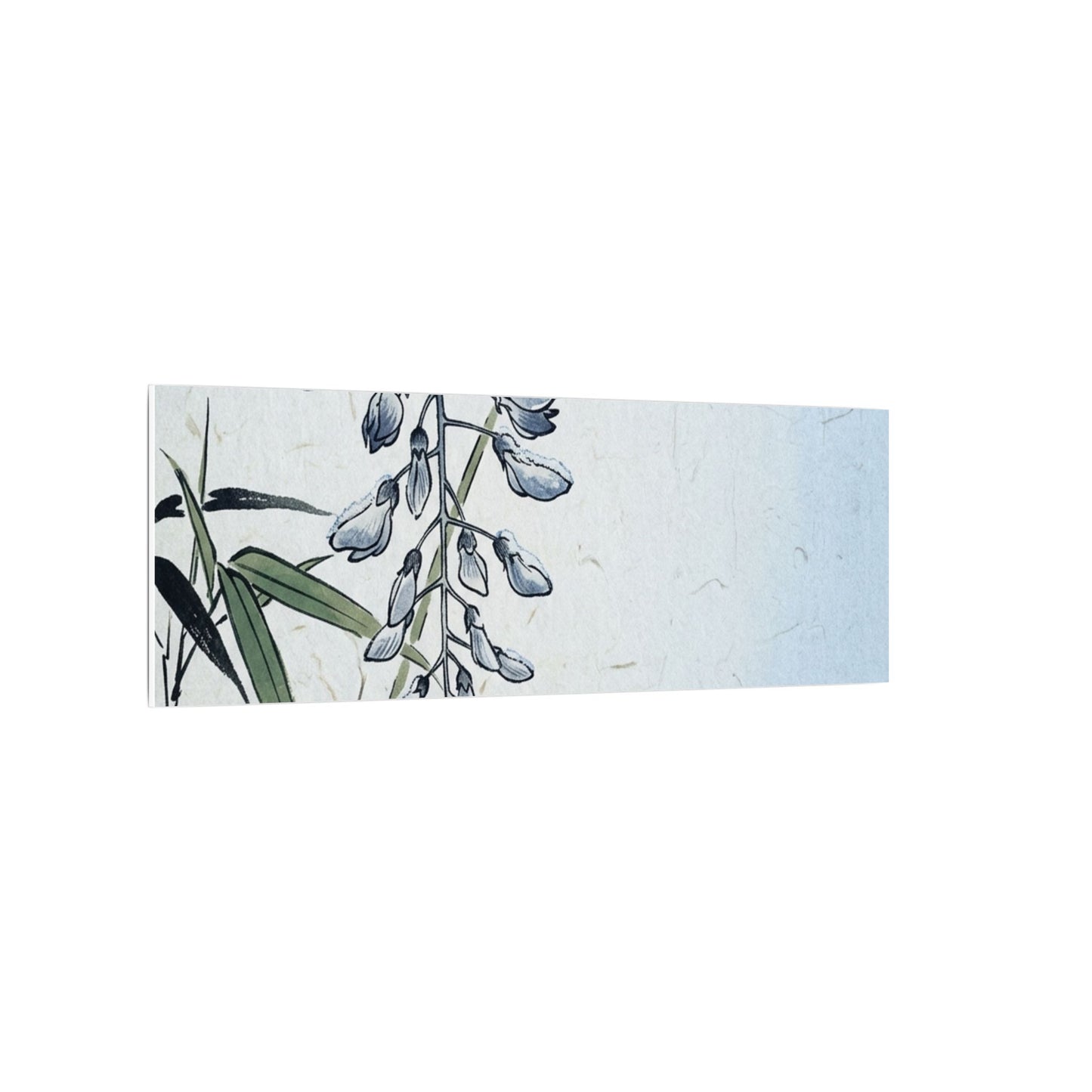 Zen Wisteria in Moonlight | Ukiyo E Inspired Canvas Art