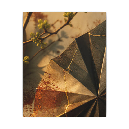 Ma Paper Fold Canvas Art - Kintsugi Broken Beauty