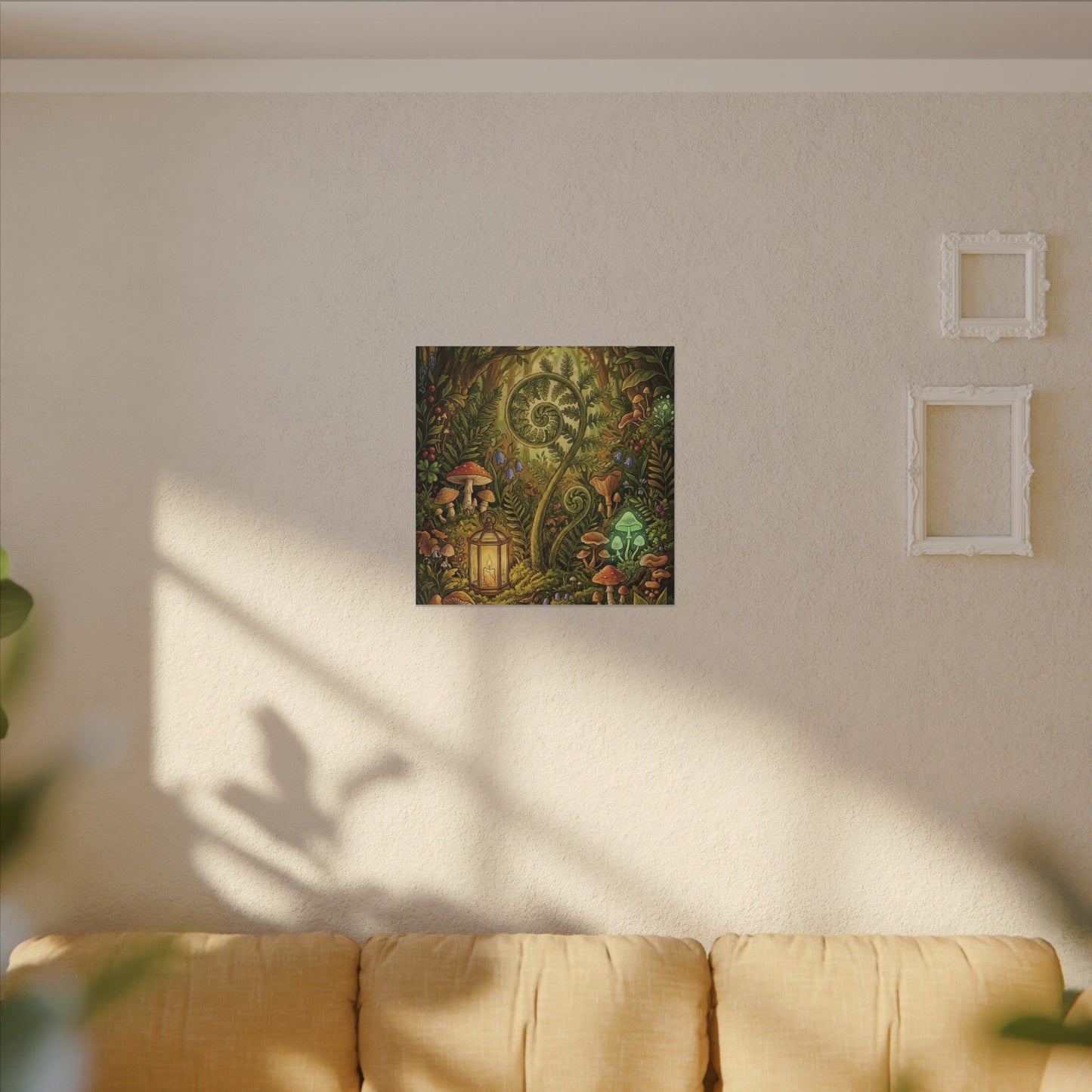 Elegant Ceramic Bowl Canvas Art - Minimal Line Japandi