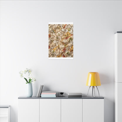Resilient Paper Fold Canvas Art - Gold Repair Kintsugi