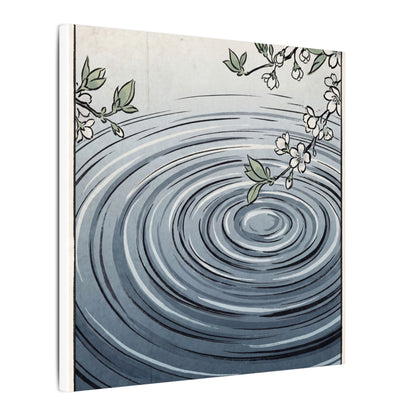 Calm Water Ripple Canvas Art - Ukiyo E Inspired Zen
