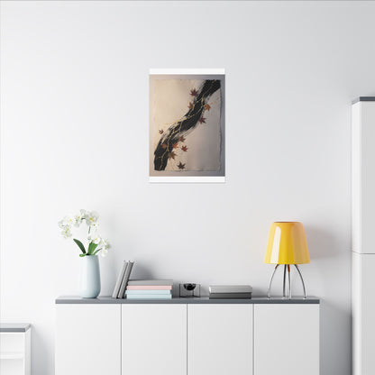 Dawn Ink Brushstroke Canvas Art - Kintsugi Ma