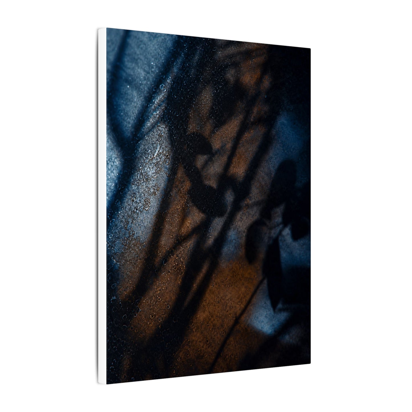 Moonlight Shadow Play Canvas Art - Dark Japandi Ma