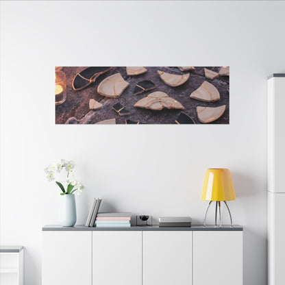 Winter Broken Pottery Broken Beauty Canvas Art | Beautiful Decor