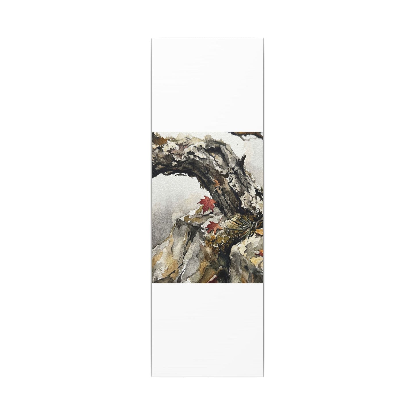 Pine Tree Autumn Canvas Art | Japandi Earthy Design