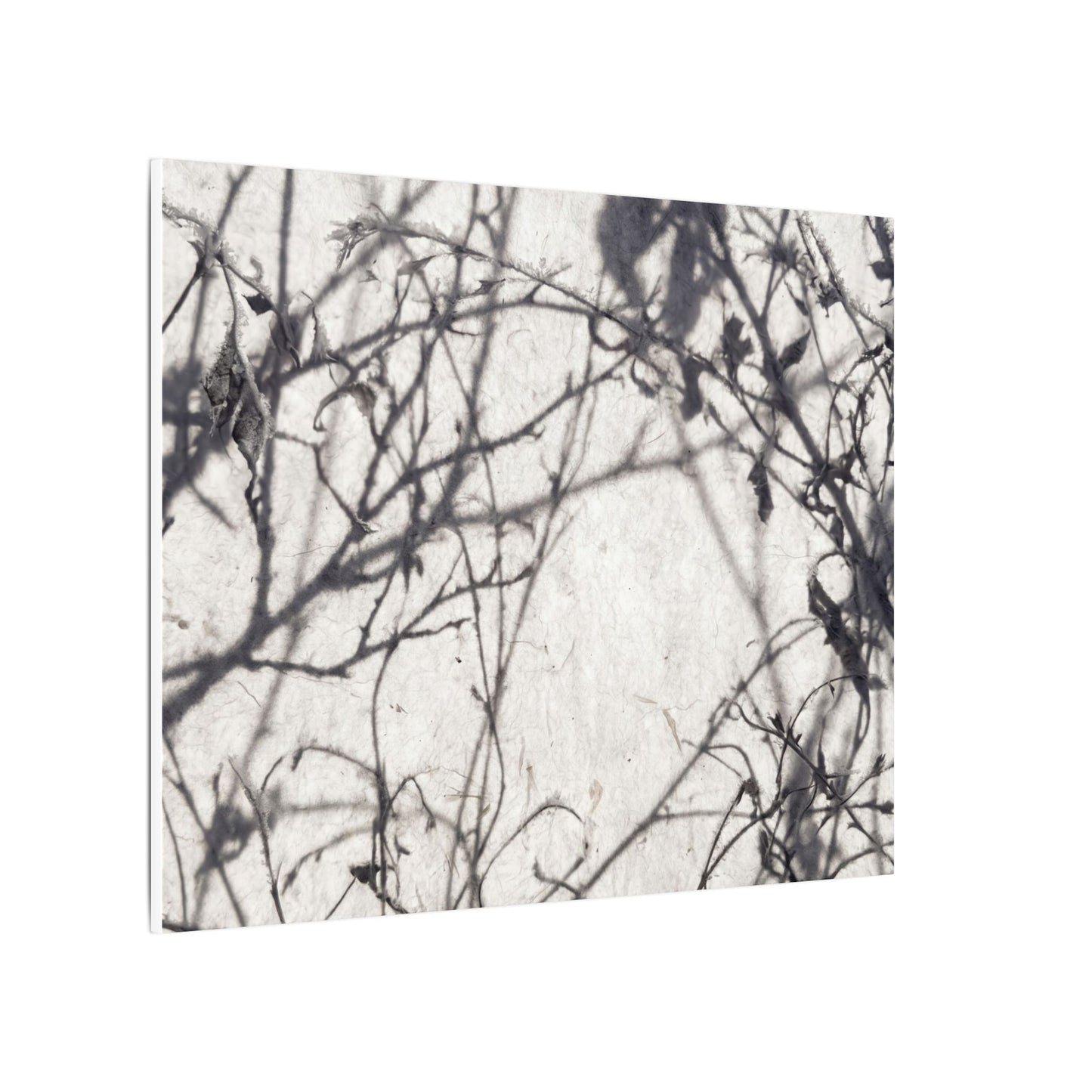 Winter Shadow Play Japanese Pattern Canvas Art | Elegant Decor