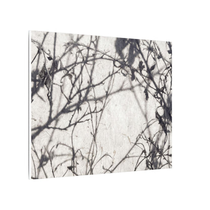 Winter Shadow Play Japanese Pattern Canvas Art | Elegant Decor