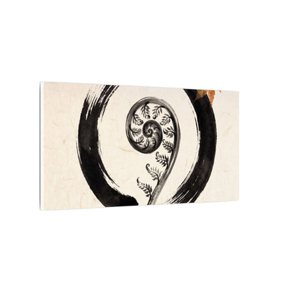 Fern Unfurling Autumn Canvas Art | Zen Peaceful Design