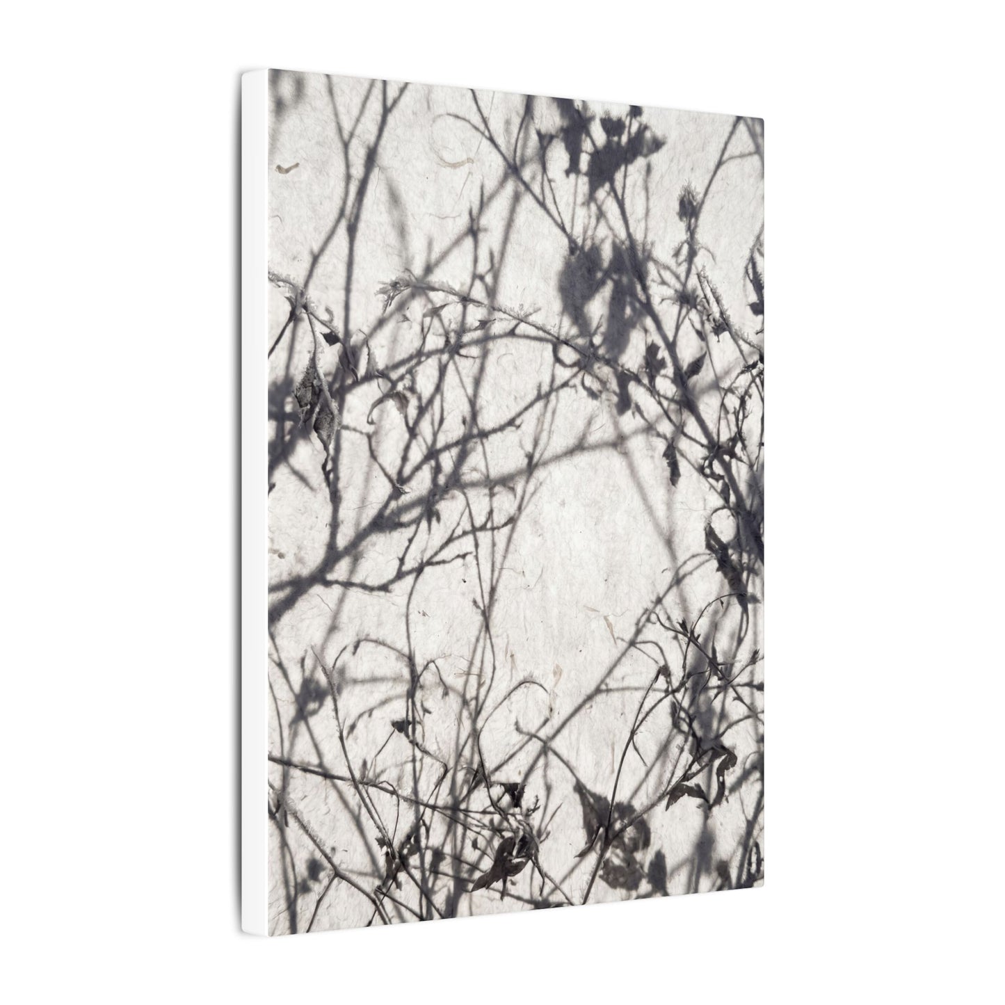 Winter Shadow Play Japanese Pattern Canvas Art | Elegant Decor