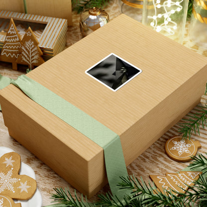 Luxurious Paper Fold Sticker - Moody Minimal Dark Japandi