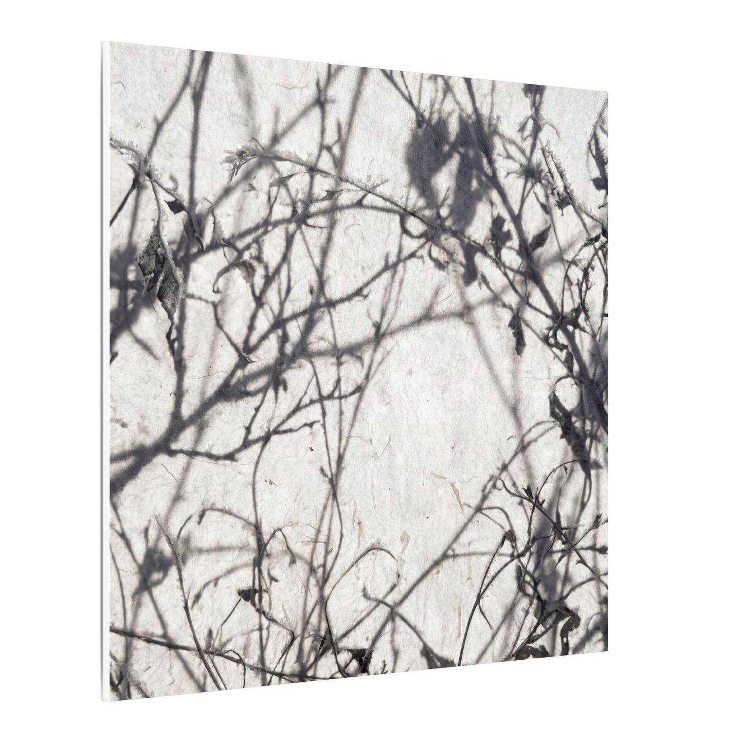 Winter Shadow Play Japanese Pattern Canvas Art | Elegant Decor