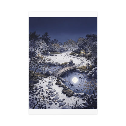 Torii Gate Enso Canvas Art | Contemplative Zen Art
