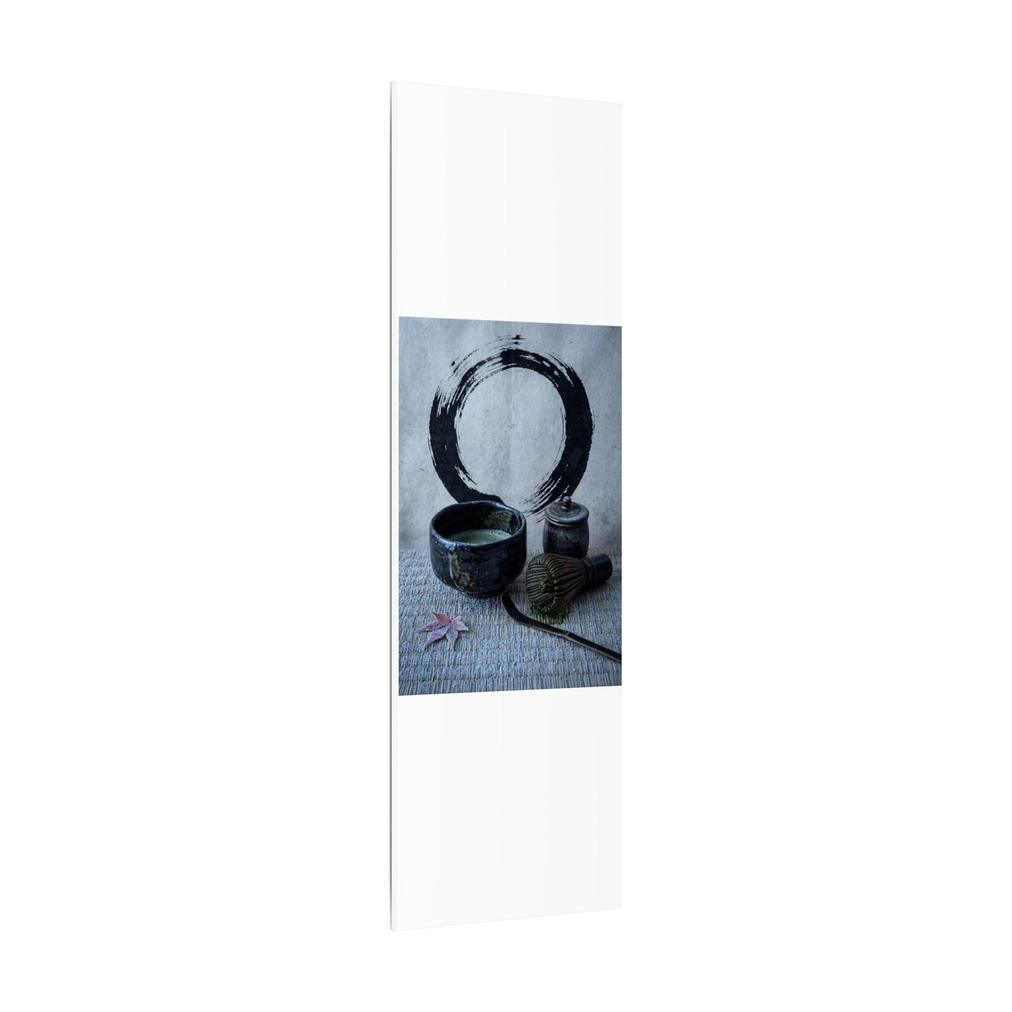 Tea Ceremony Canvas Art | Winter Zen Enso Art
