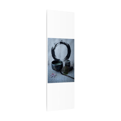 Tea Ceremony Canvas Art | Winter Zen Enso Art
