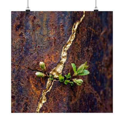 Overcast Rust Patina Wall Art Print - Kintsugi Datsuzoku