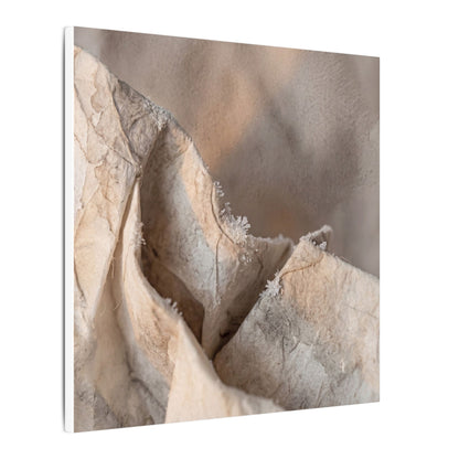 Japandi Paper Fold in Candlelight | Watercolor Canvas Art