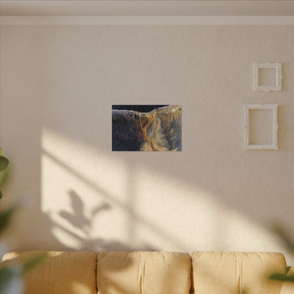 Winter Ceramic Bowl Gold Vein Canvas Art | Healing Decor