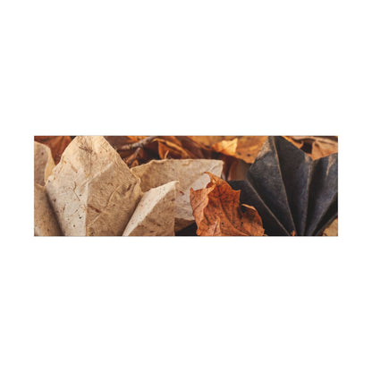 Paper Fold Texture Canvas Art | Elegant Japandi Art