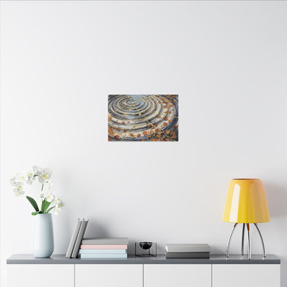 Moonlight Water Ripple Canvas Art - Kintsugi Fukinsei