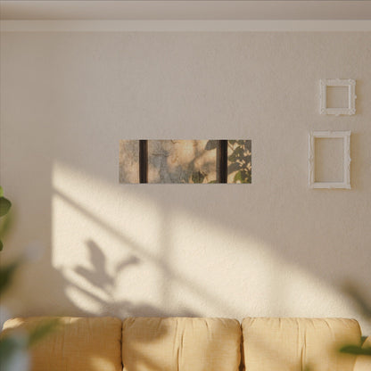 Golden Hour Shoji Screen Canvas Art - Japandi Mono No Aware