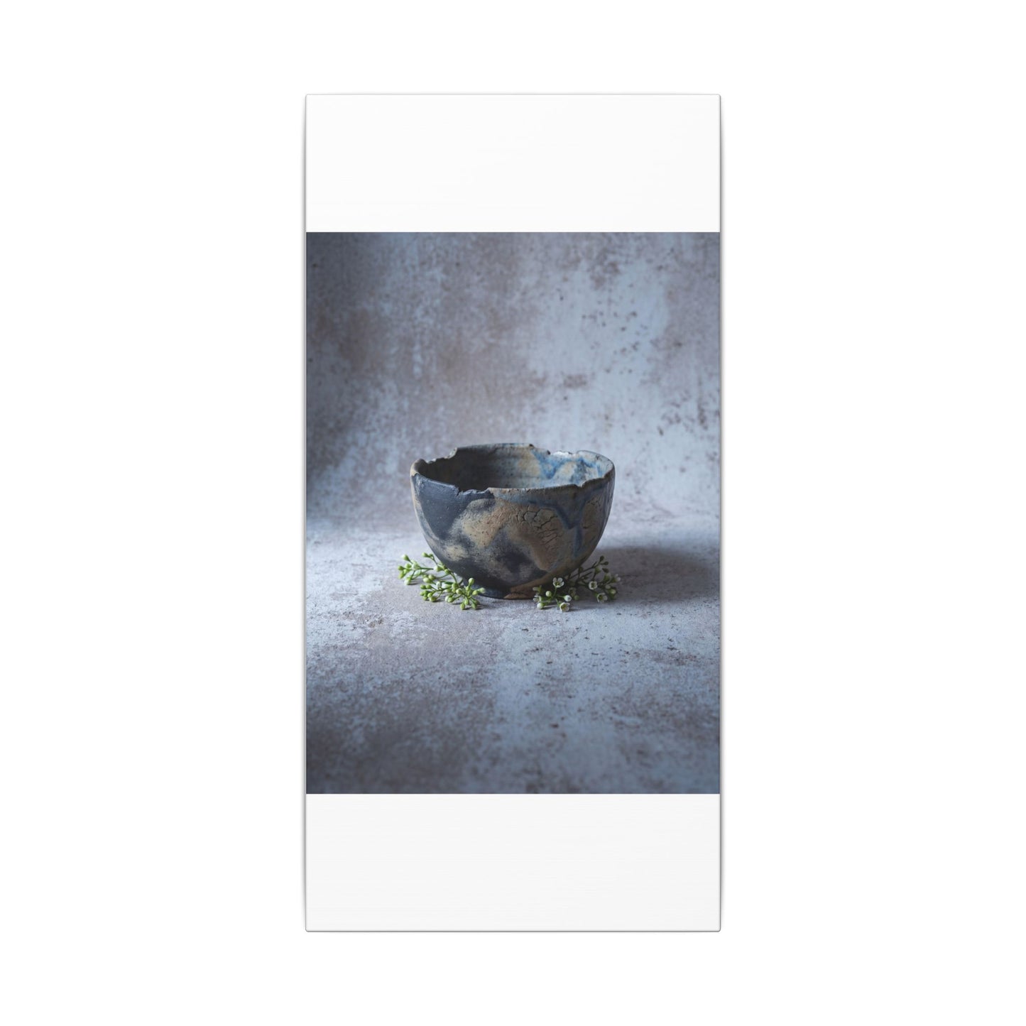 Ceramic Bowl Spring Canvas Art | Japandi Warm Design
