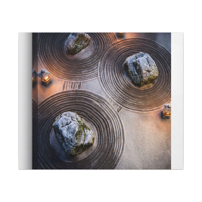 Candlelight Rock Garden Canvas Art - Japandi Ma