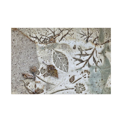 Ceramic Bowl Winter Canvas Art | Japandi Earthy Design Art Print