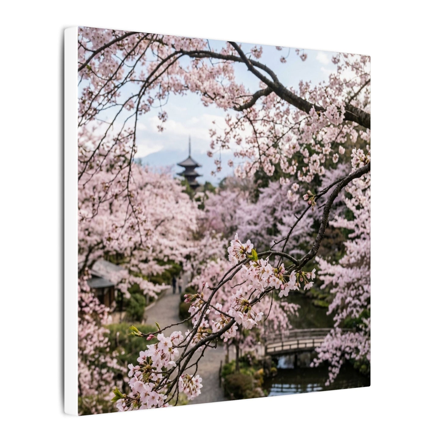 Shibui Ceramic Bowl Canvas Art - Japandi Watercolor