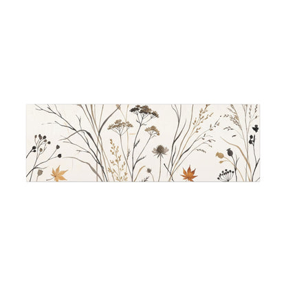 Dawn Dried Flowers Canvas Art - Japandi Kanso