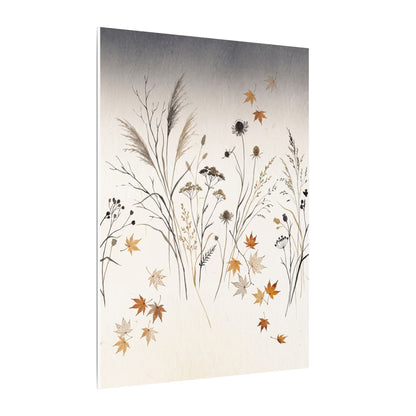Dawn Dried Flowers Canvas Art - Japandi Kanso