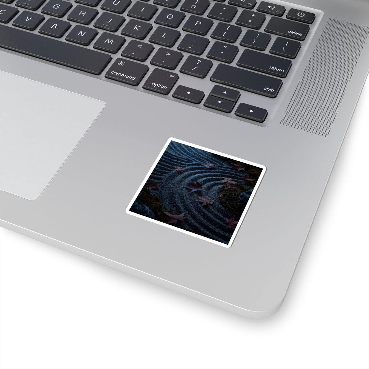 Luxurious Rock Garden Sticker - Dark Texture Dark Japandi