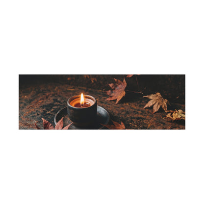 Autumn Rust Patina Shadow Zen Canvas Art | Sophisticated Decor