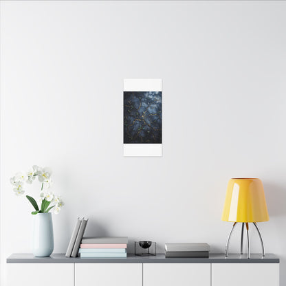 Cracked Earth Spring Canvas Art | Kintsugi Healing Design