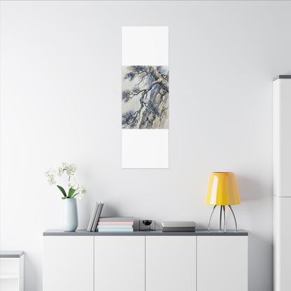Moonlight Pine Tree Canvas Art - Japandi Seijaku