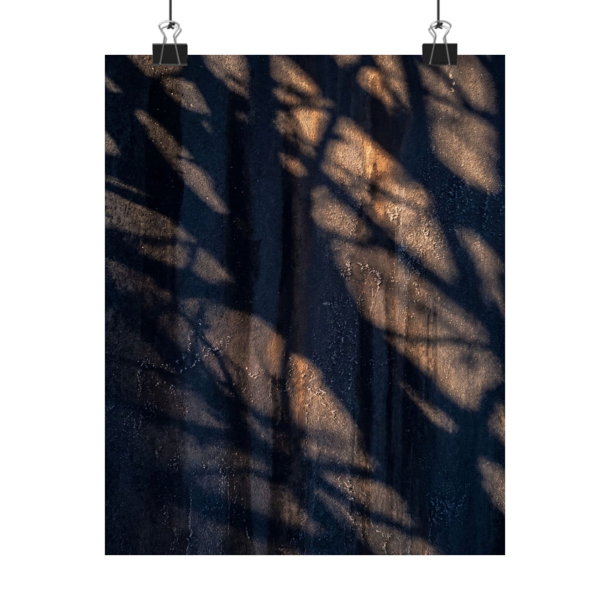 Shadow Play Shadow Zen Wall Art Print | Sophisticated Dark Japandi Art Art Print
