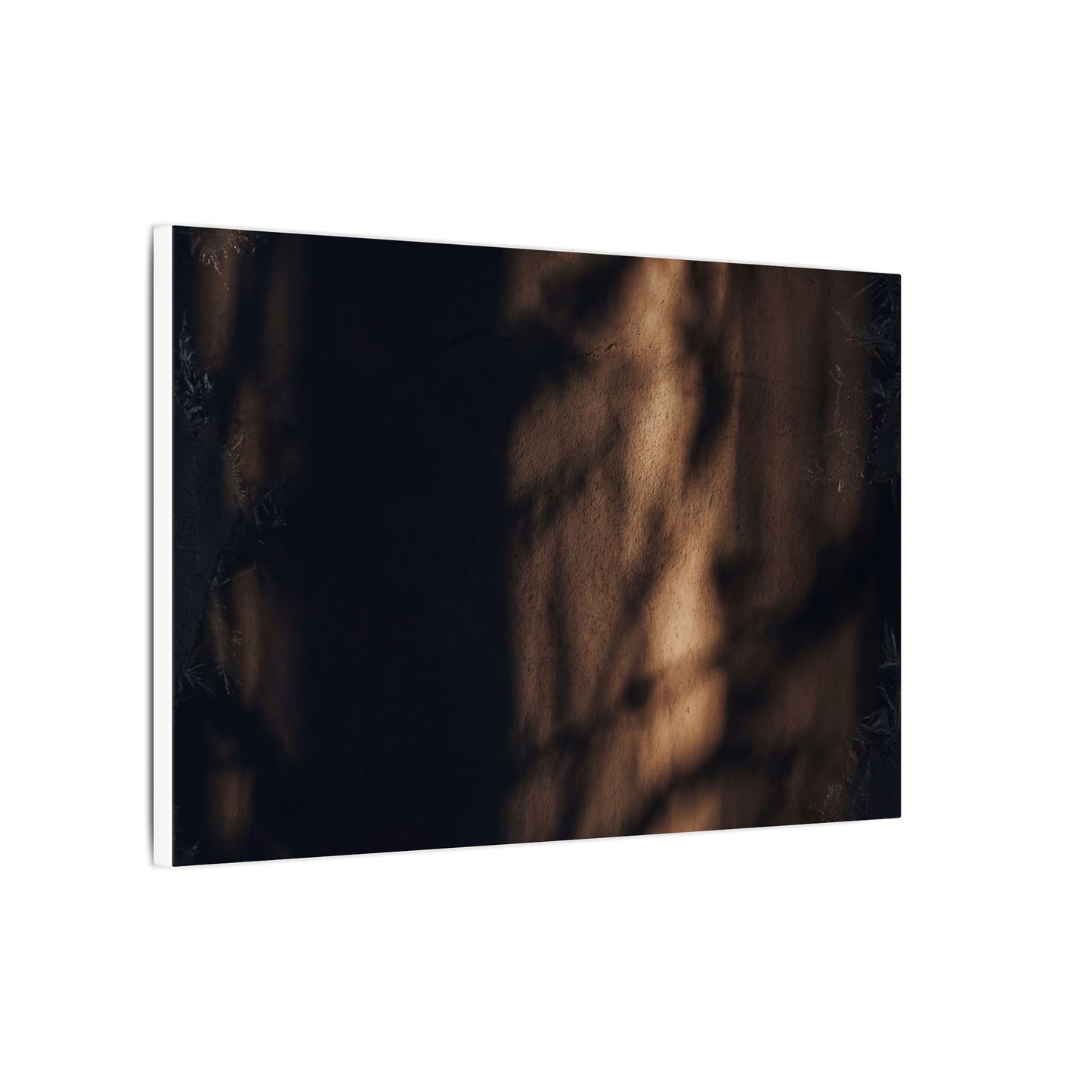 Winter Shadow Play Moody Minimal Canvas Art | Luxurious Decor