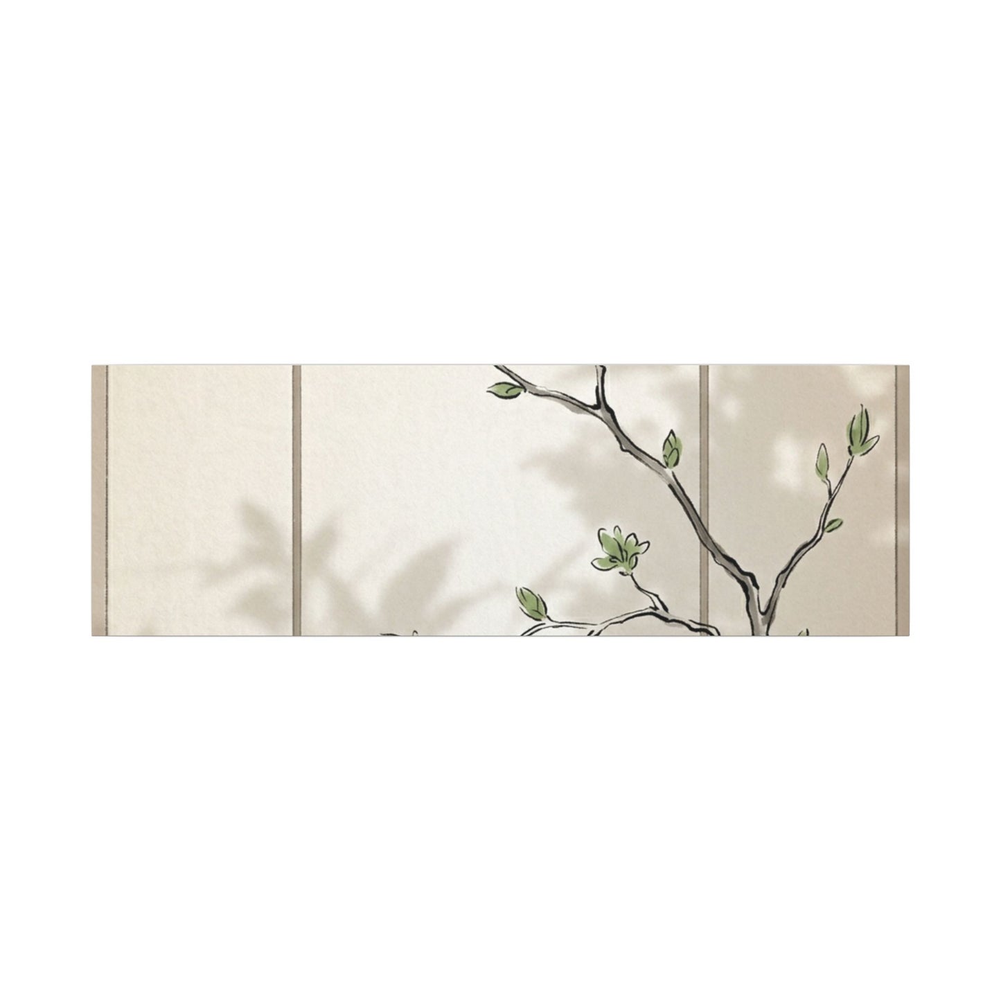 Shoji Screen Spring Canvas Art | Japandi Cozy Design