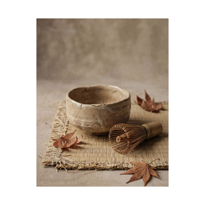 Tea Ceremony Autumn Wall Art Print | Japandi Warm Design