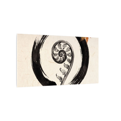 Fern Unfurling Autumn Canvas Art | Zen Peaceful Design