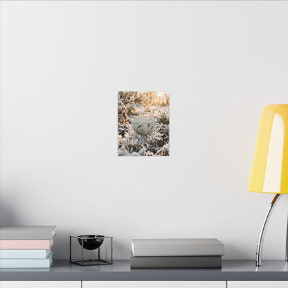 Japandi Ceramic Bowl in Golden Hour | Japanese Pattern Canvas Art