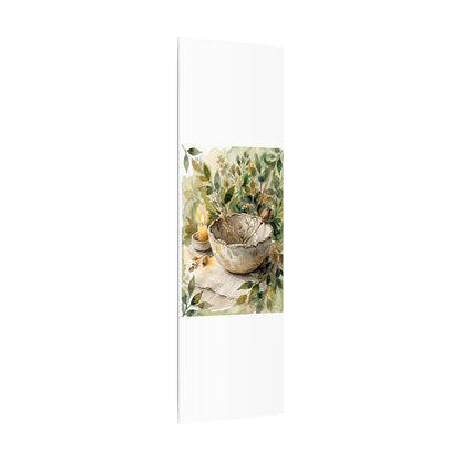 Ceramic Bowl Summer Canvas Art | Japandi Elegant Design