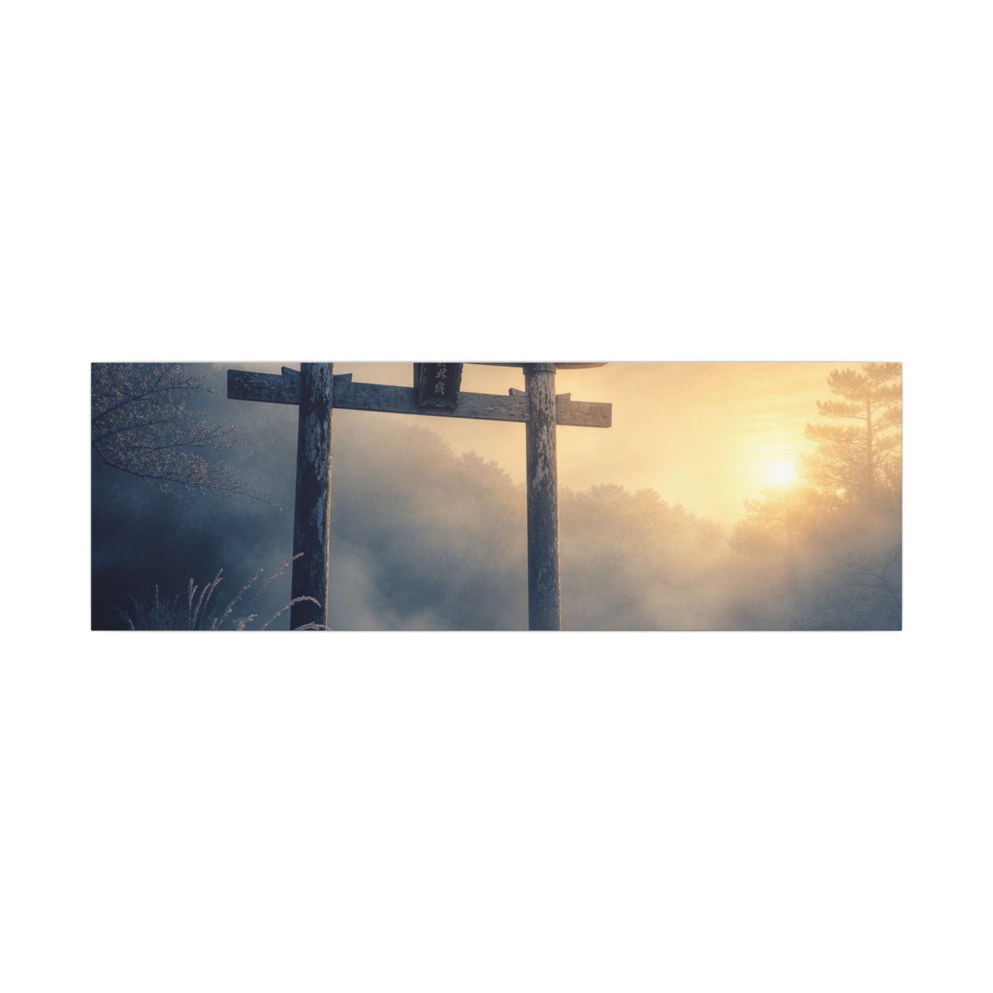 Zen Torii Gate in Golden Hour | Karesansui Canvas Art