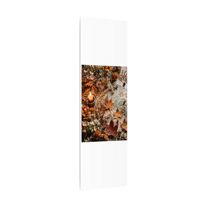 Candlelight Dried Flowers Canvas Art - Japandi Seijaku