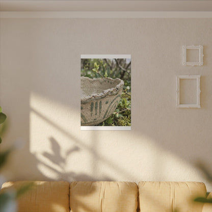Elegant Ceramic Bowl Canvas Art - Japanese Pattern Japandi
