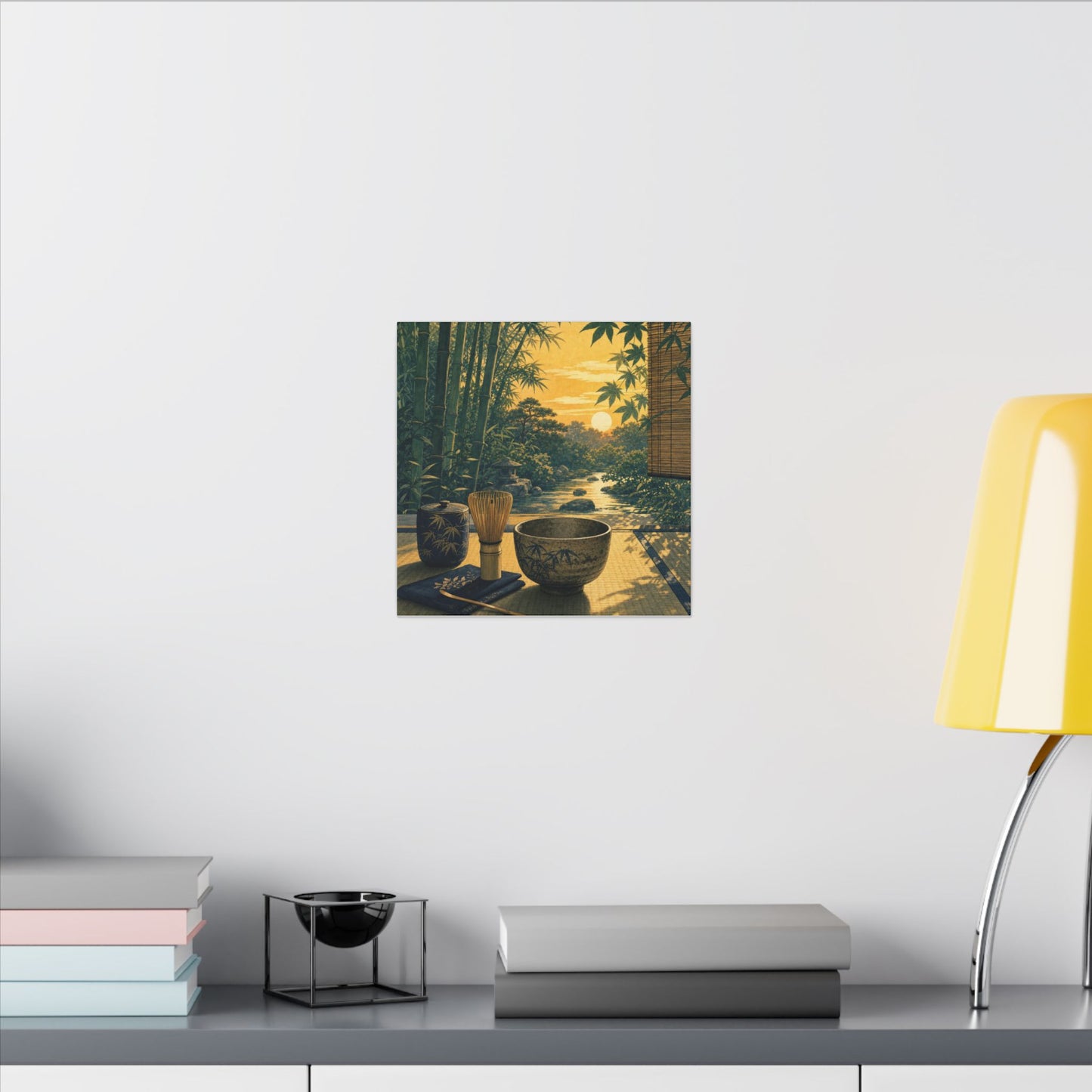 Ma Tea Ceremony Canvas Art - Zen Ukiyo E Inspired