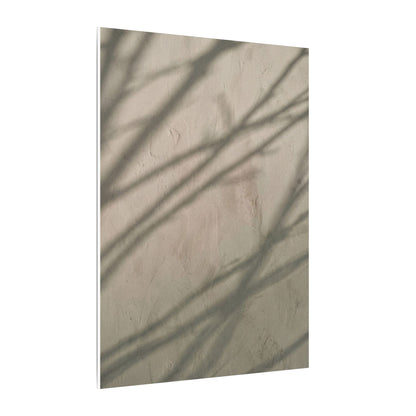 Shadow Play Japanese Pattern Canvas Art | Warm Japandi Art