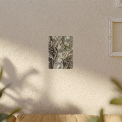 Fukinsei Paper Fold Canvas Art - Japandi Watercolor