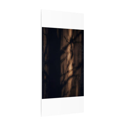 Winter Shadow Play Moody Minimal Canvas Art | Luxurious Decor