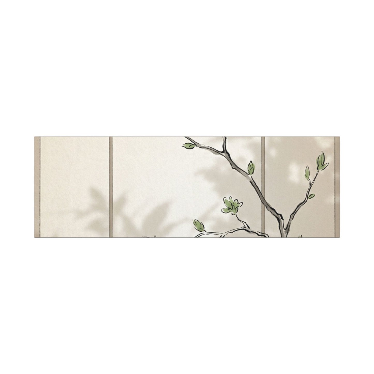 Shoji Screen Spring Canvas Art | Japandi Cozy Design